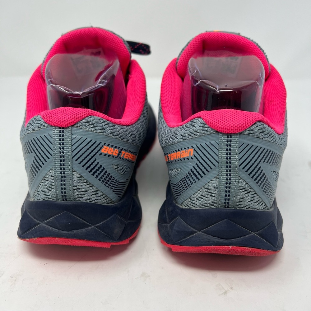 New Balance Navy Gray Pink Athletic Running Shoes - Picture 6 of 13